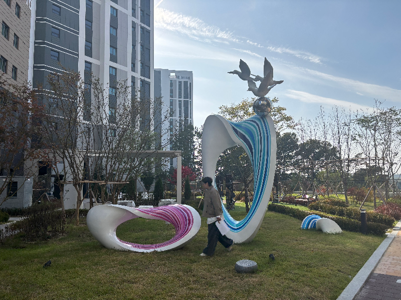 조각, 조금희, 호수의 풍경