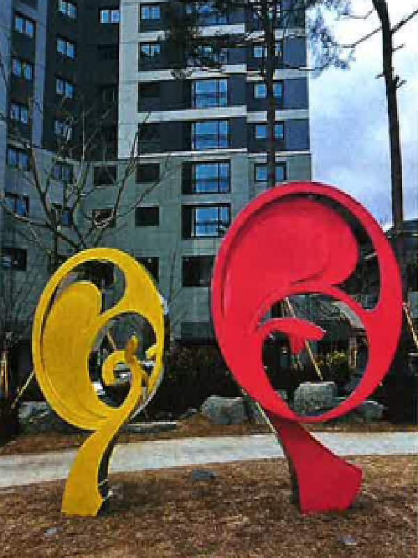 조각, 서호덕, 춤추는 사람들