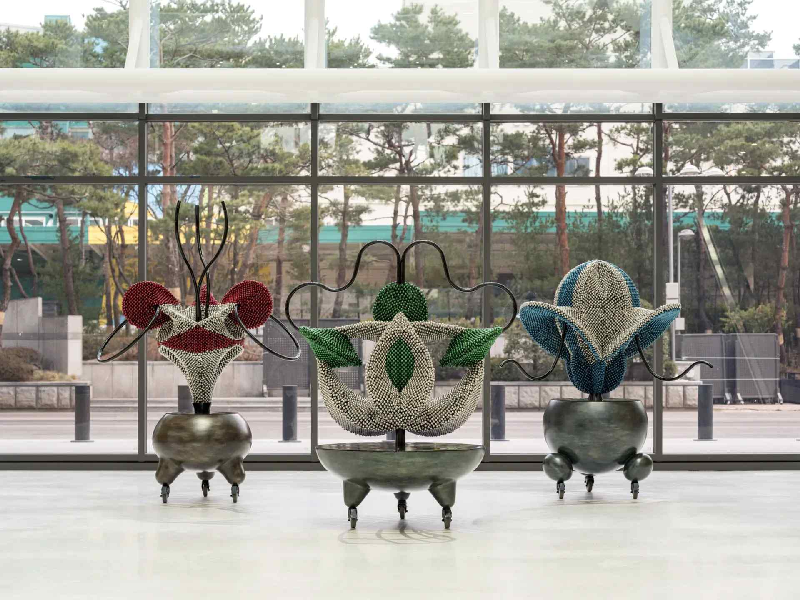 조각, 양혜규, 소리나는 수학적 발화 發花- 유사구형 삼위일체 (쿠엔으로부 터)