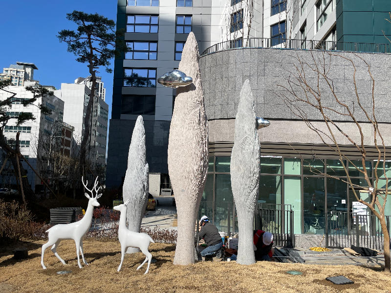 조각, 방준호, 행복-기다림