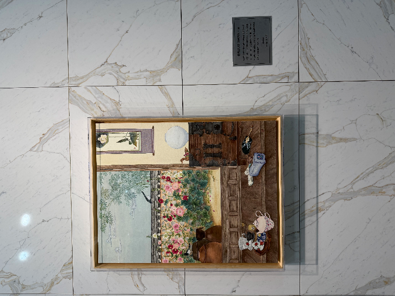 회화, 옥도윤, 은하산방의 여름향기-휴